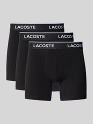 Obcisłe bokserki z mieszanki bawełny w zestawie 3 szt. od Lacoste - 30