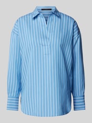 Bluse mit Streifenmuster von Windsor Blau - 40