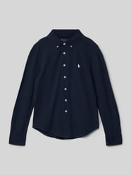 Freizeithemd mit Button-Down-Kragen von Polo Ralph Lauren Teens Blau - 42