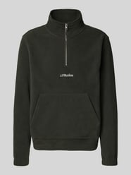 Fleecepullover met kangoeroezak, model 'SOHO HALFZIP FLEECE' van Jack & Jones - 27