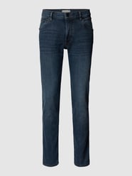Jeans met rechte pasvorm en stretch  van bugatti Blauw - 16