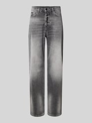 Straight fit jeans met logo-applicatie van Antony Morato - 21