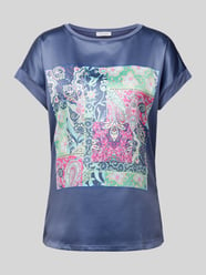 T-Shirt mit Motiv-Print von Christian Berg Woman Blau - 8