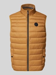 Bodywarmer met labelpatch van Christian Berg Men Bruin - 32