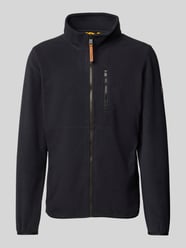 Sweatjacke mit Label-Patch von camel active Blau - 4