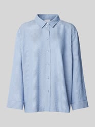 Bluzka o kroju relaxed fit z fakturowanym wzorem od Jake*s Collection - 19