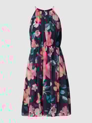 Cocktailkleid mit floralem Muster von Jake*s Cocktail Blau / Türkis - 47