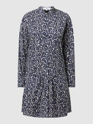 Blusenkleid mit floralem Muster  von Nadine H Blau - 44