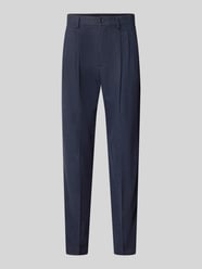 straight fit stoffen broek met katoen-aandeel van Lindbergh - 11