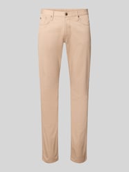 Skinny Fit Jeans aus Baumwoll-Mix von Emporio Armani Beige - 8