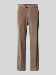 Regular fit corduroy broek met zijwaartse steekzakken van Hiltl - 17