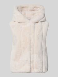 Weste aus Kunstfell mit Kapuze Modell 'SOPHY' von GUESS Beige - 48