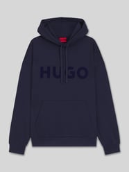 Bluza o kroju oversized z czystej bawełny z kapturem model ‘DITCHLE’ od HUGO - 1