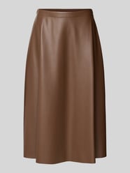 A-Linie Rock in Lederoptik mit elastischem Bund Modell 'TRIVIO' von MAX&Co. - 46