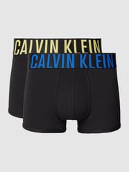 Trunks mit elastischem Logo-Bund im 2er-Pack von Calvin Klein Underwear Schwarz - 41