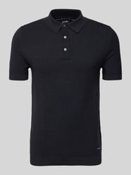 Regular Fit Poloshirt mit Strukturmuster Modell 'Mauron' von JOOP! Collection - 3