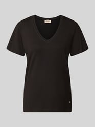 Regular Fit T-Shirt mit V-Ausschnitt Modell 'Dala' von MOS MOSH - 30