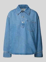 Relaxed Fit Jeansbluse mit Brusttasche von MANGO - 23