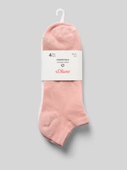 Skarpety z Mieszanka bawełny w Zestaw 4 szt. od s.Oliver RED LABEL Fuksjowy - 16