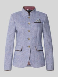Blazer mit Viskose-Anteil und Stehkragen von White Label - 42