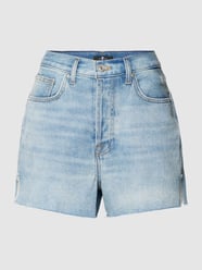 Korte jeans in 5-pocketmodel, model 'RUBY' van 7 For All Mankind Blauw / turquoise - 17