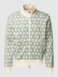 Sweatjacke mit Zweiwege-Reißverschluss Modell 'Shaman' von Baldessarini Grün - 37