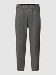Broek met bandplooien, model 'Chasy' van Drykorn Grijs - 37