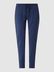 Lounge-Hose mit Modal-Anteil Modell 'Night2Day' von Mey Blau - 5