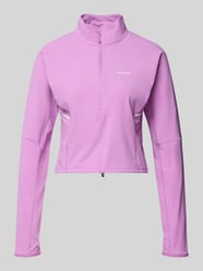 Langarmshirt im Cropped-Design mit Stehkragen von Salomon - 7