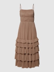 Cocktailkleid aus Tüll in Midilänge von LACE & BEADS Rosa - 21