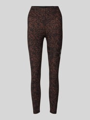 Sportlegging met labelprint van Stronger Bruin - 37