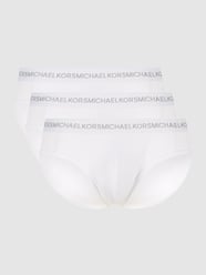 Slip mit Label-Details Modell 'SUPREME' im 3er-Pack von MICHAEL Michael Kors Weiß - 22