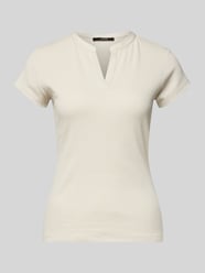 T-shirt in riblook model 'Kleoh' van someday. Beige - 7
