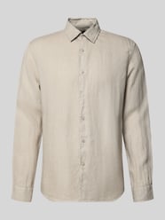 Leinenhemd mit Kentkragen von MCNEAL Beige - 7