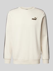 Sweatshirt mit Label-Print von PUMA PERFORMANCE Beige - 37