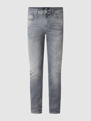 Jeansy o kroju skinny fit z dodatkiem streczu model ‘Paxtyn’ od 7 For All Mankind Szary - 48