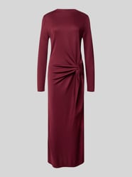 Maxikleid mit Knoten-Detail von Rich & Royal Bordeaux - 12