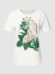 T-Shirt mit Motiv-Print von Marc Cain Grün - 11