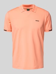 Regular fit poloshirt met labelprint, model 'Palle' van BOSS Green - 21