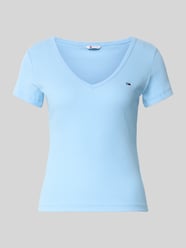 Slim Fit T-Shirt aus Baumwoll-Mix von Tommy Jeans - 24