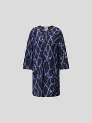 Minikleid mit Allover-Muster von BAUM & PFERDGARTEN Blau - 36