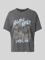 T-Shirt mit Malibu Beach Print von Anine Bing - 13