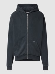 Sweatjack met capuchon van REVIEW Grijs / zwart - 32