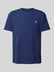 T-Shirt mit Label-Stitching von Polo Ralph Lauren Blau - 28