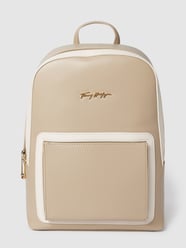 Rucksack mit Label-Applikation von Tommy Hilfiger Beige - 36