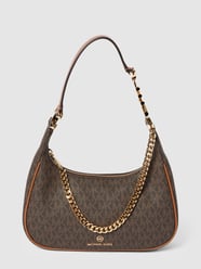 Handtas met labelprint, model 'PIPER' van MICHAEL Michael Kors Bruin - 13