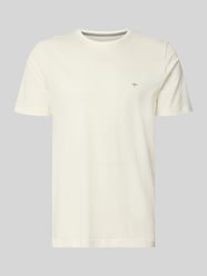 T-Shirt mit Rundhalsausschnitt und Label-Stitching von Fynch-Hatton - 34