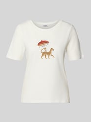 T-Shirt mit Motiv-Print und Rundhalsausschnitt von MORE & MORE - 22