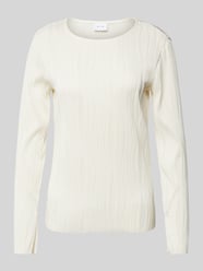 Longsleeve mit Strukturmuster Modell 'NIRA' von Vila - 40