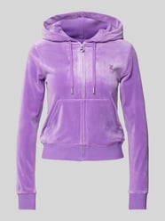 Sweatjacke mit Kapuze Modell 'ROBERTSON' von Juicy Couture Lila - 46